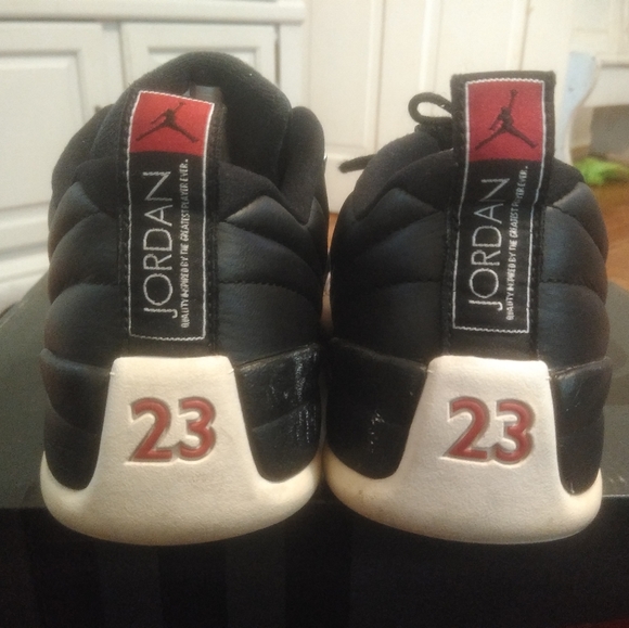 COPY - Nike Air Jordan 12 XII Retro Low Playoffs Black Re - Picture 9 of 11